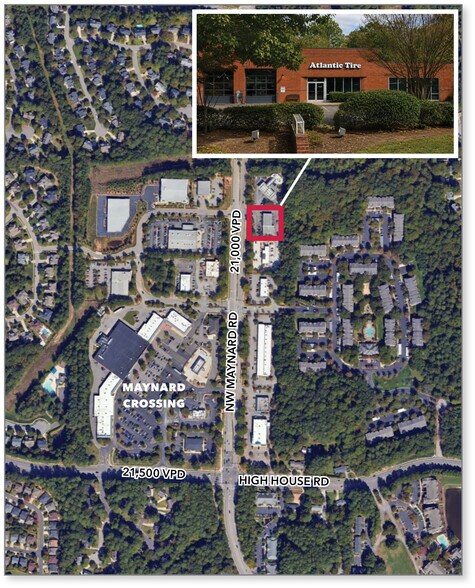 More Photos Of 1376-1380 NW Maynard Rd, Cary Auto Repair For Sale