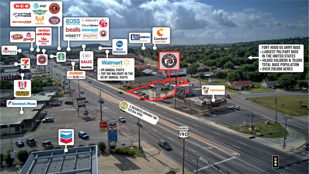 More Photos Of 2128 E Us-190 Hwy, Copperas Cove General Retail For Sale