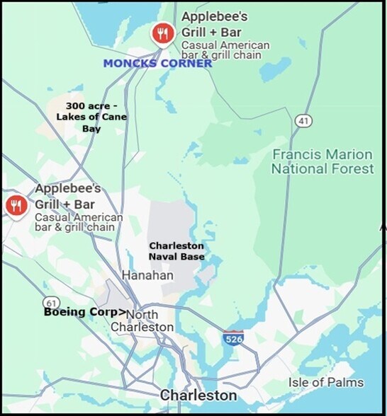 More Photos Of 640 Rembert C Dennis Blvd, Moncks Corner Restaurant For Sale