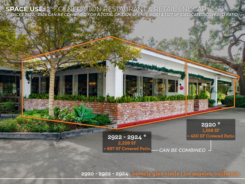 More Photos Of 2920-2964 N Beverly Glen Cir, Los Angeles Freestanding For Lease