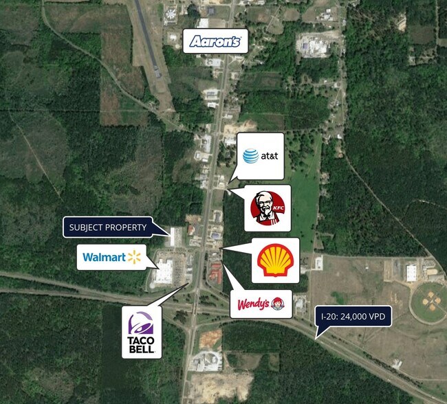 More Photos Of 1303 MS-35 S, Forest General Retail For Lease