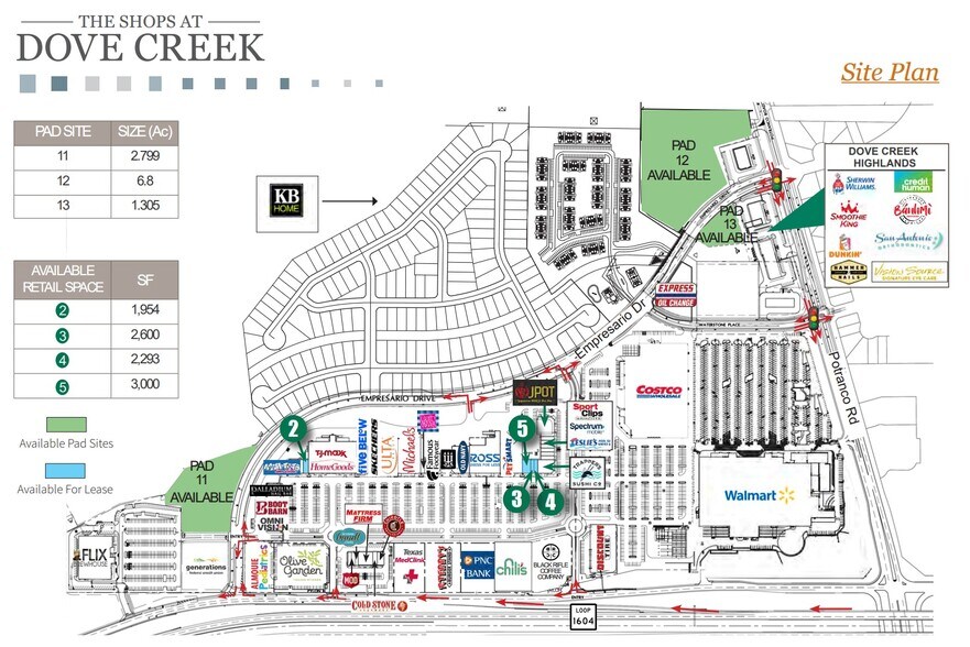 More Photos Of The Shops at Dove Creek, San Antonio Land For Sale