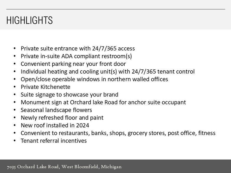 More Photos Of 7035 Orchard Lake Rd, West Bloomfield Medical For Lease