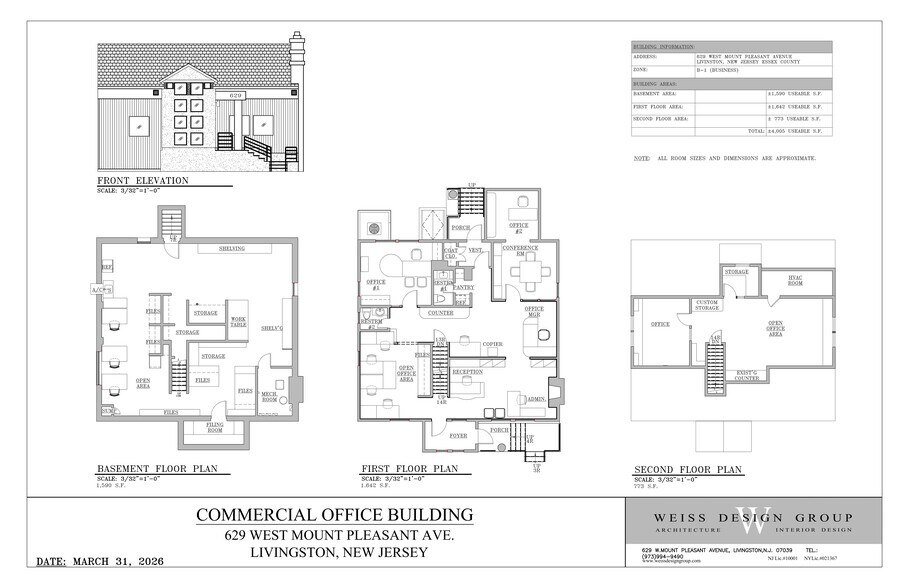 More Photos Of 629 W Mount Pleasant Ave, Livingston Medical For Sale