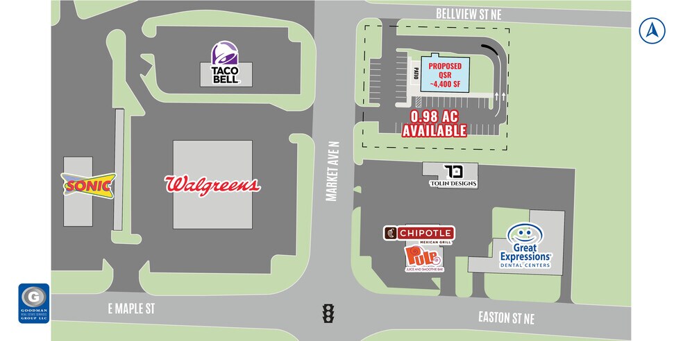 More Photos Of 6434 Market Ave N, Canton Land For Lease