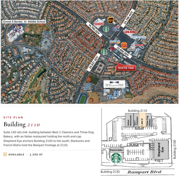 More Photos Of 2120 N Rampart, Las Vegas Unknown For Lease