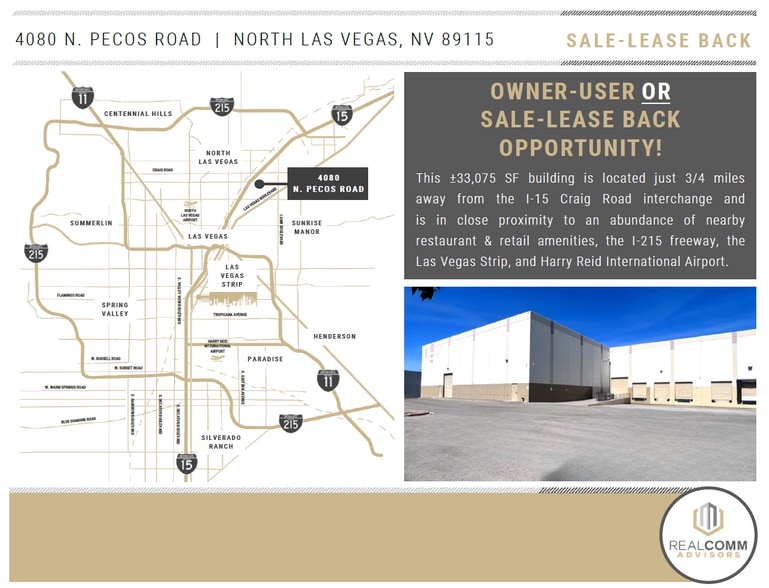 More Photos Of 4080 N Pecos Rd, Las Vegas Warehouse For Sale