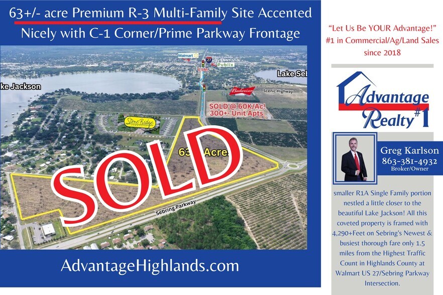 Primary Photo Of 2400 Ashbury Drive, Sebring Land For Sale