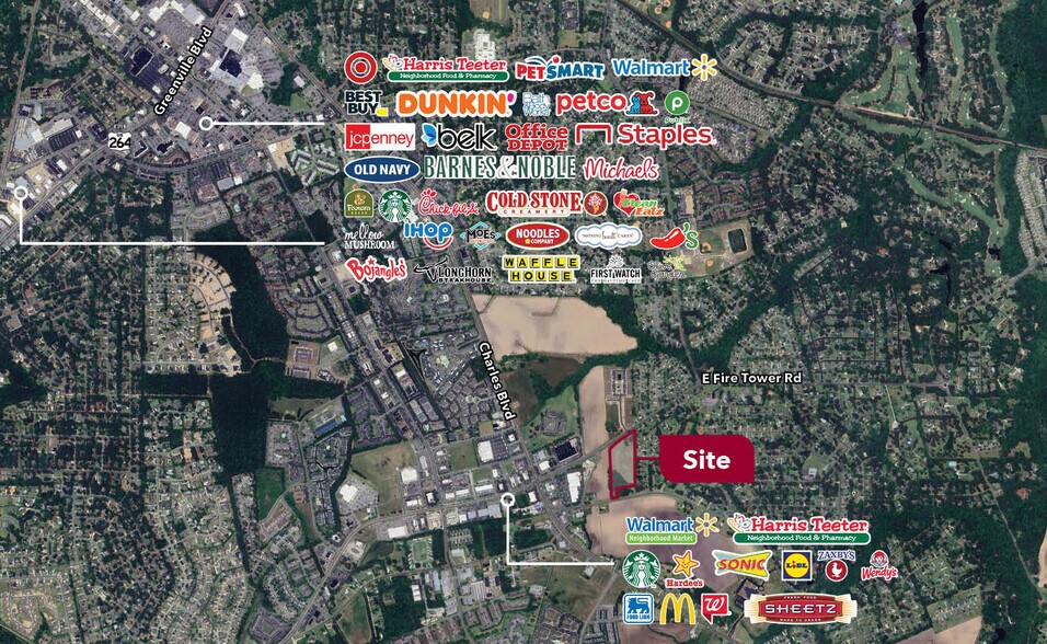 More Photos Of 2340 Fire Tower rd, Greenville Land For Sale