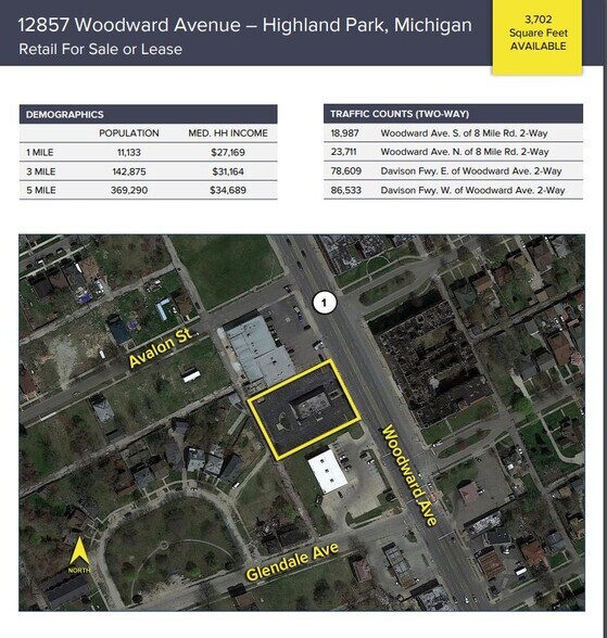 More Photos Of 12857 Woodward Ave, Highland Park Fast Food For Sale