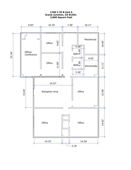 More Photos Of 1700 I 70 Business Loop, Grand Junction Flex For Lease
