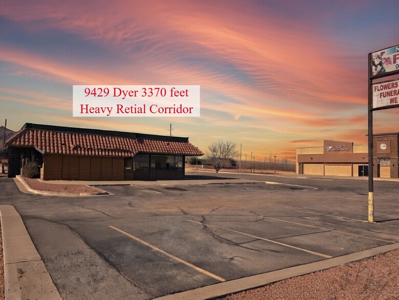 More Photos Of 9429 Dyer St, El Paso Freestanding For Lease