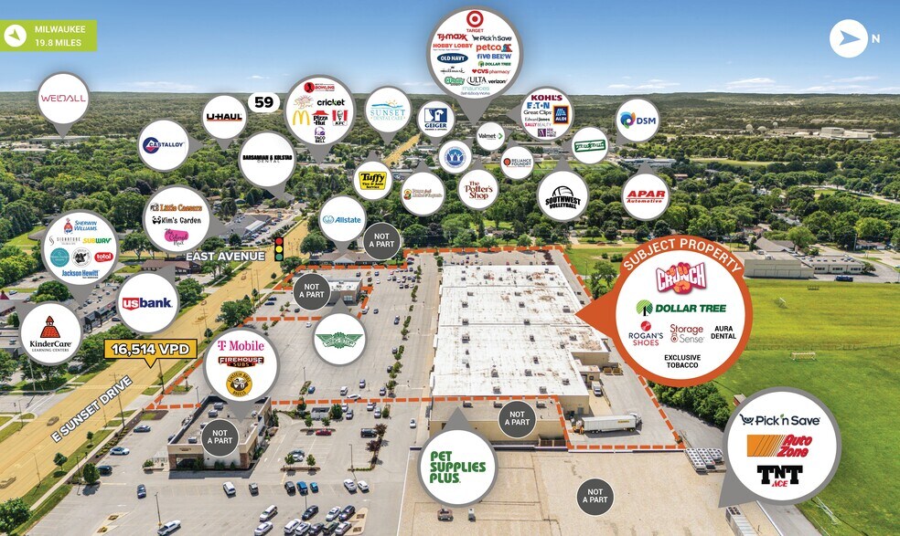 More Photos Of 120-140 E Sunset Dr, Waukesha Freestanding For Lease