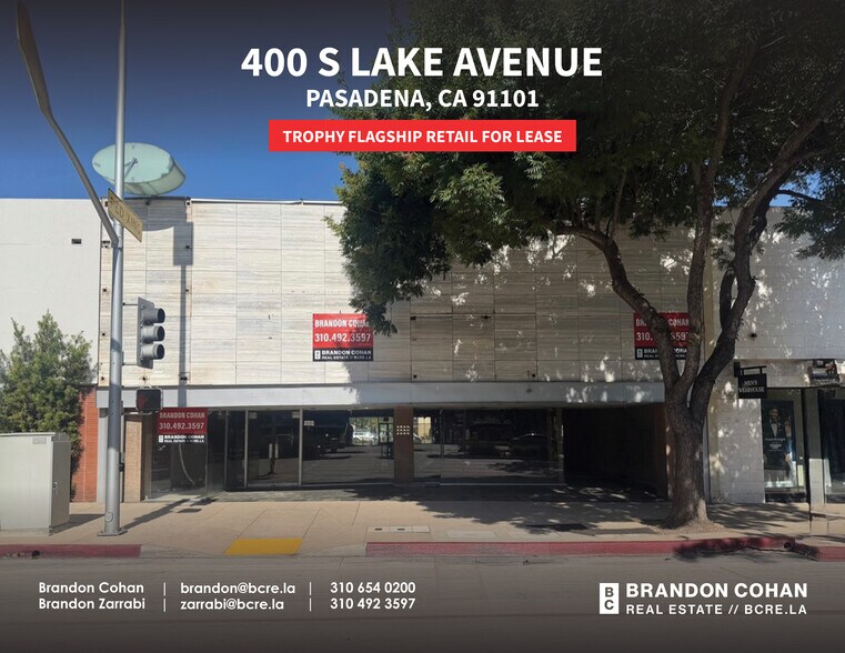 More Photos Of 396-400 S Lake Ave, Pasadena Storefront For Lease