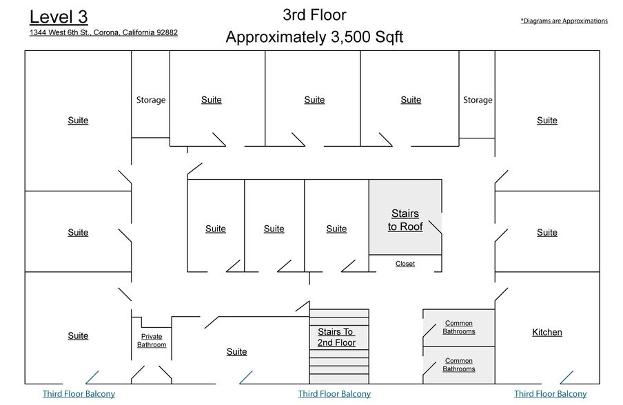 More Photos Of 1344 W 6th St, Corona Office For Sale