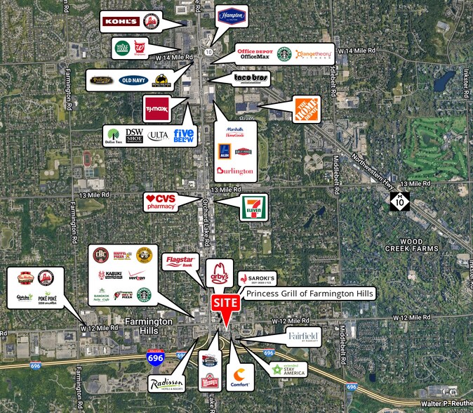 More Photos Of 30693-30711 W 12 Mile Rd, Farmington Hills Storefront For Lease