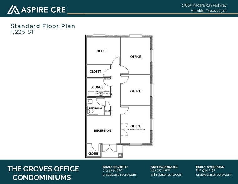 More Photos Of 13803 Madera Run, Humble Office For Sale