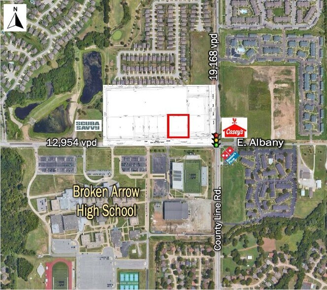 Primary Photo Of Northwest Corner of E Albany & County Line Rd, Broken Arrow Storefront Retail Office For Lease