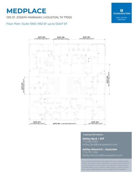 More Photos Of 1315 St Joseph Pky, Houston Medical For Lease