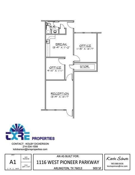 More Photos Of 1116-1126 W Pioneer Pky, Arlington Unknown For Lease