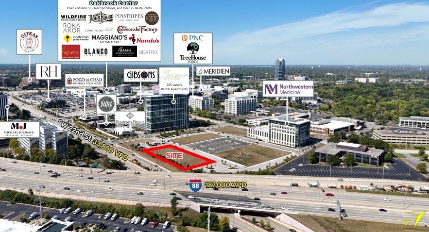Primary Photo Of 22nd Street PAD G/ Building C, Oak Brook General Retail For Lease
