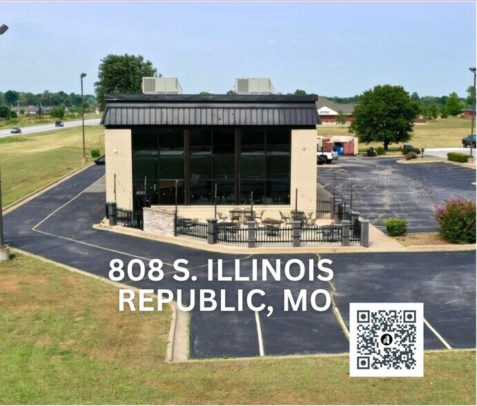 Primary Photo Of 808 S Illinois Ave, Republic Fast Food For Sale