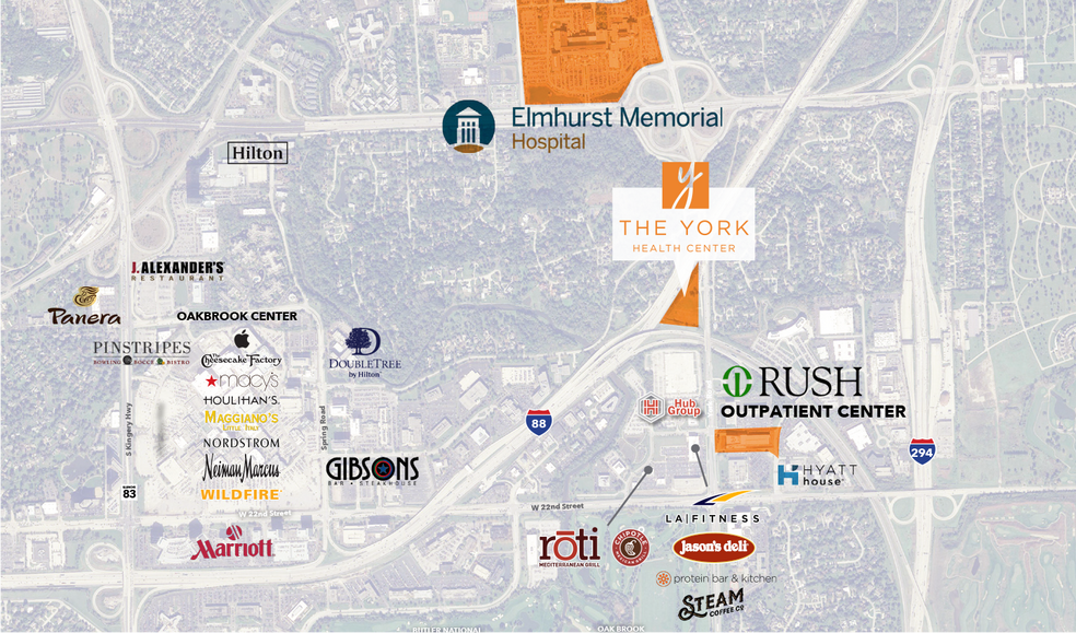 More Photos Of 1800 S York Rd, Oak Brook Medical For Lease