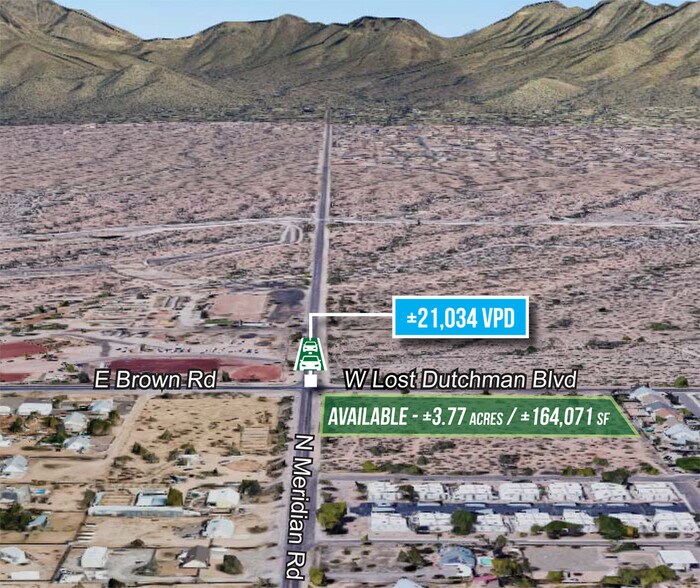 More Photos Of Meridian Dr @ Brown Rd, Apache Junction Land For Sale