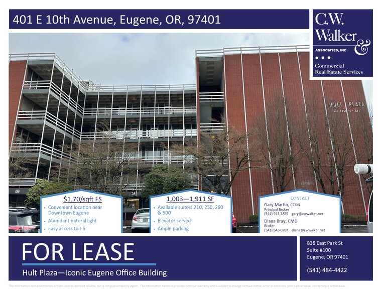 Primary Photo Of 401 E 10th Ave, Eugene Office For Lease