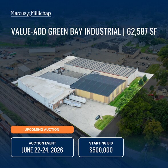 Primary Photo Of 1132 Lincoln St, Green Bay Warehouse For Sale