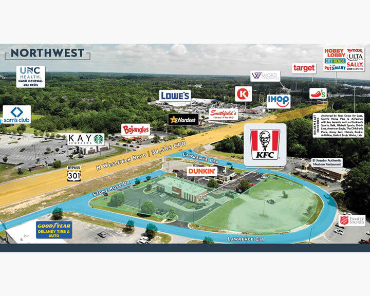 More Photos Of 2108 Stone Rose Dr, Rocky Mount Fast Food For Sale