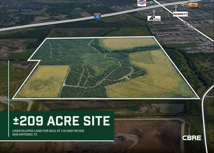 Primary Photo Of I-10 & FM 1516, San Antonio Land For Sale