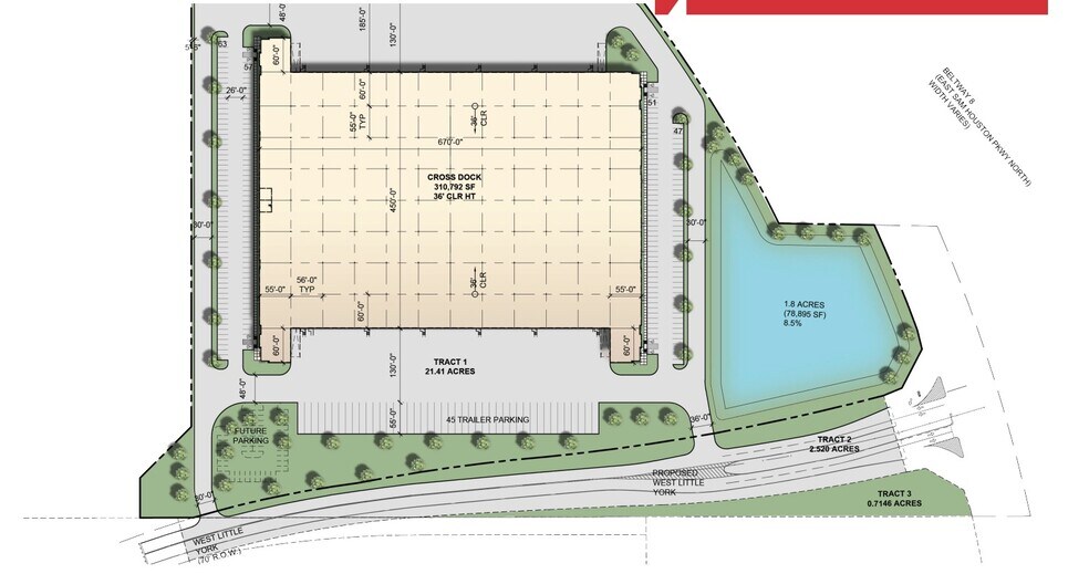 More Photos Of Beltway 8 & East Little York, Houston Distribution For Lease