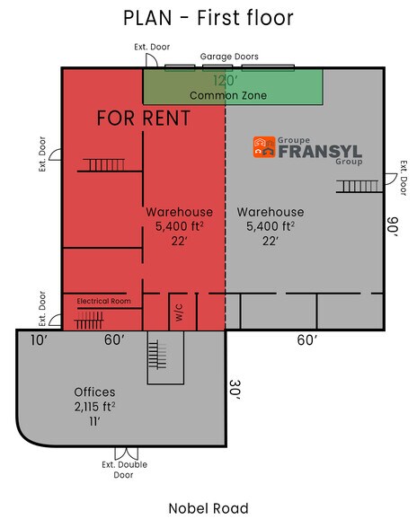 More Photos Of 1477 Rue Nobel, Sainte-julie Warehouse For Sale