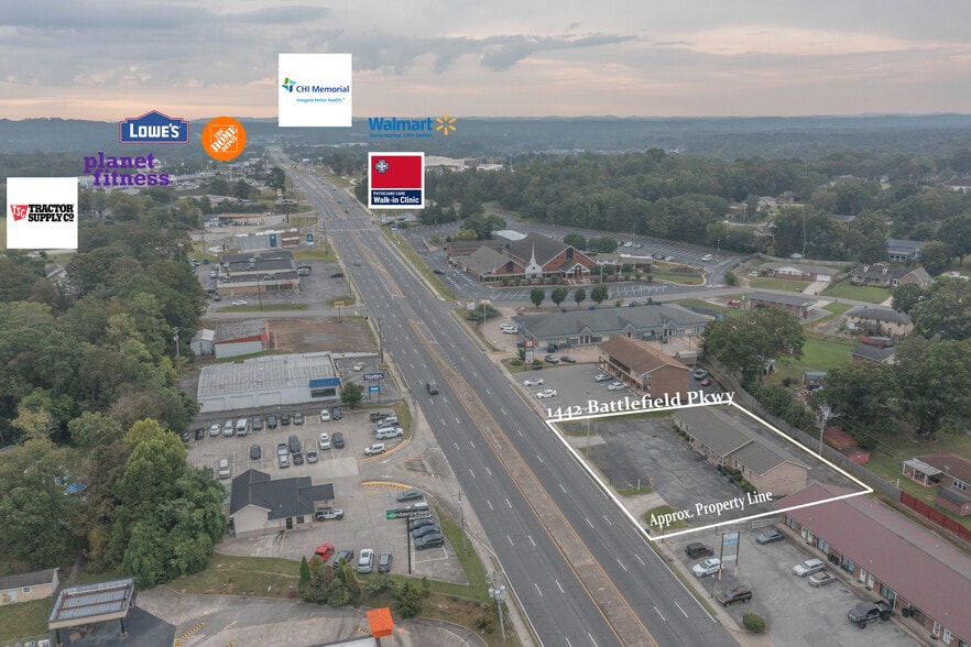 More Photos Of 1438 Battlefield Pky, Fort Oglethorpe Office For Sale