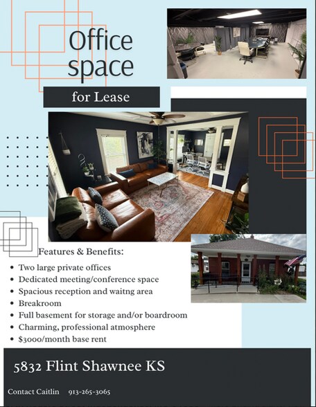 Primary Photo Of 5832 Flint St, Shawnee Office For Lease