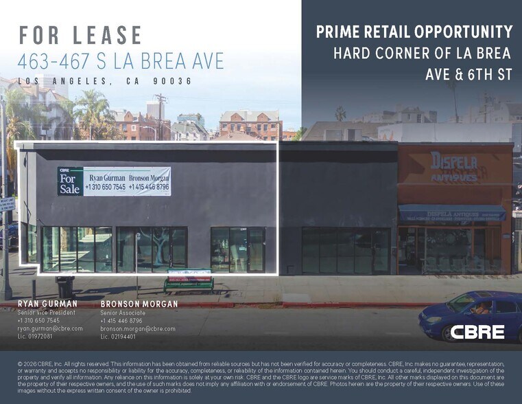 More Photos Of 463-467 S La Brea Ave, Los Angeles Storefront Retail Office For Lease