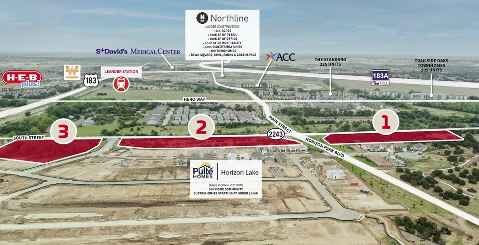 Primary Photo Of RM 2243/South Street, Leander Land For Sale