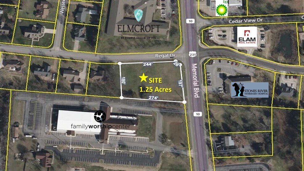 More Photos Of 3177 Memorial Blvd, Murfreesboro Land For Lease