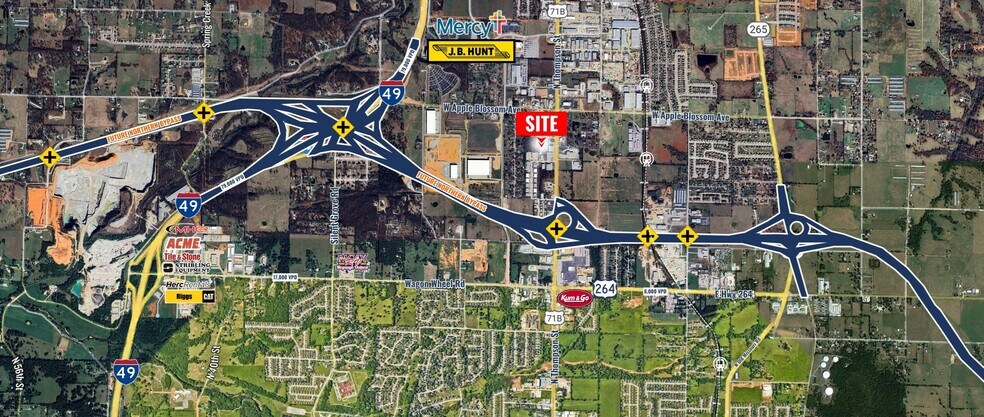 More Photos Of 5764-5766 N Thompson St, Springdale Warehouse For Lease