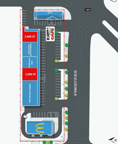 More Photos Of 401-425 E Manchester Blvd, Inglewood Unknown For Lease