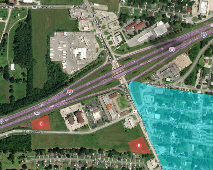 More Photos Of N UNIVERSITY AVE AND I-10, Lafayette Land For Sale