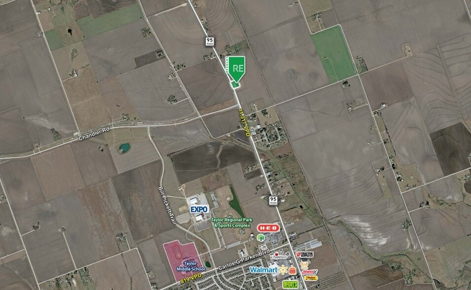 More Photos Of 2225 S State Highway 95, Taylor Freestanding For Lease