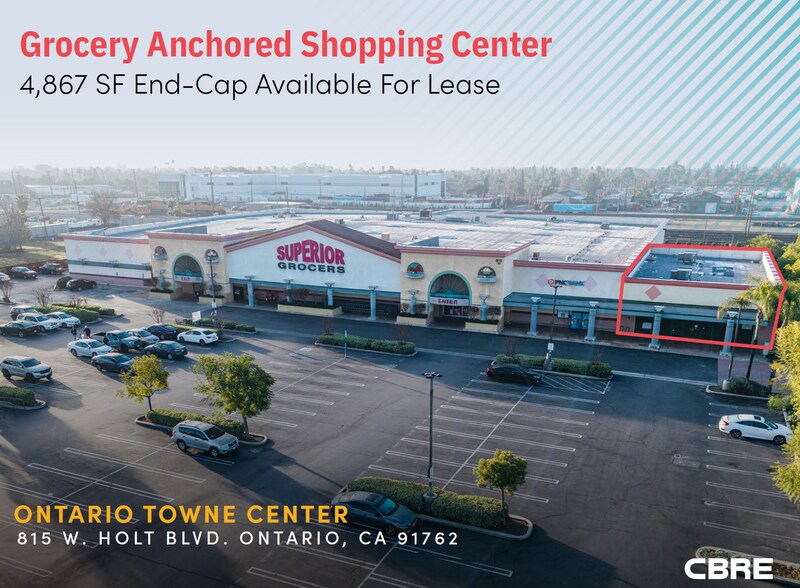 Primary Photo Of 815 W Holt Blvd, Ontario Supermarket For Lease