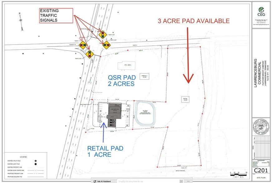 Primary Photo Of 2420 Locust Avenue, Lawrenceburg Land For Sale