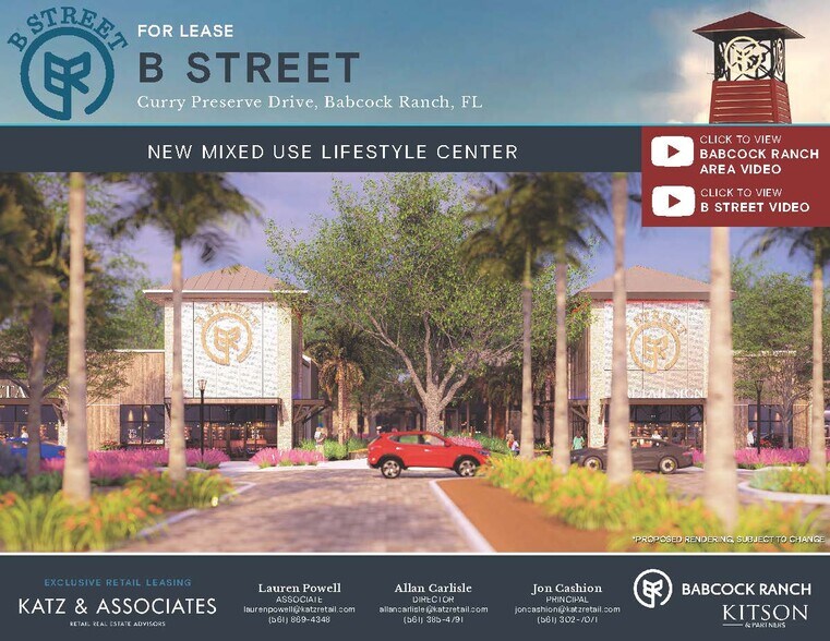 Primary Photo Of B Street Babcock Ranch Dr @ Curry Preserve Drive, Punta Gorda General Retail For Lease