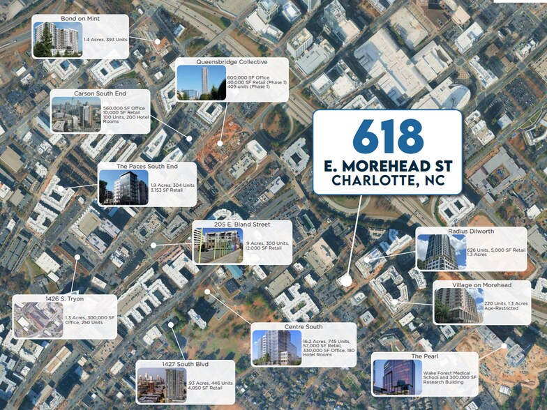 More Photos Of 618 E Morehead St, Charlotte Land For Sale