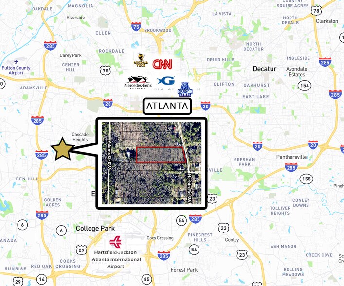 More Photos Of 1581 Harbin Rd SW, Atlanta Land For Sale