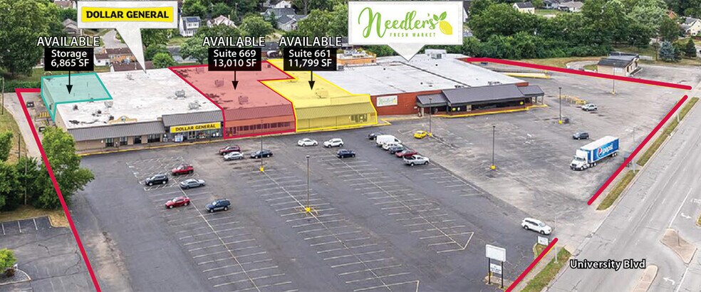 Primary Photo Of 655-675 N University Blvd, Middletown Storefront For Lease