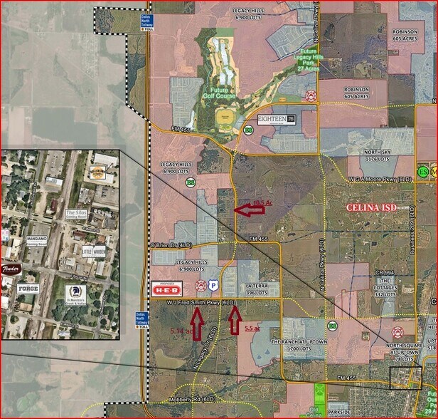 More Photos Of 2212 W J Fred Smith Pky, Celina Land For Sale